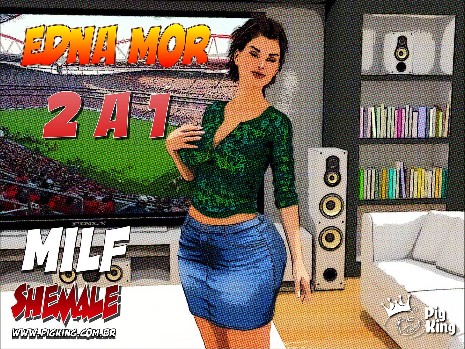 Edna Mor em - 2 A 1 — Pigking